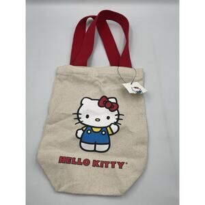Hello Kitty Sanrio x Forever 21 Red/Tan Mini Tote Bag New With Tags